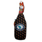 Ketchikan Alaska bottle cooler with a moose pattern on a white background
