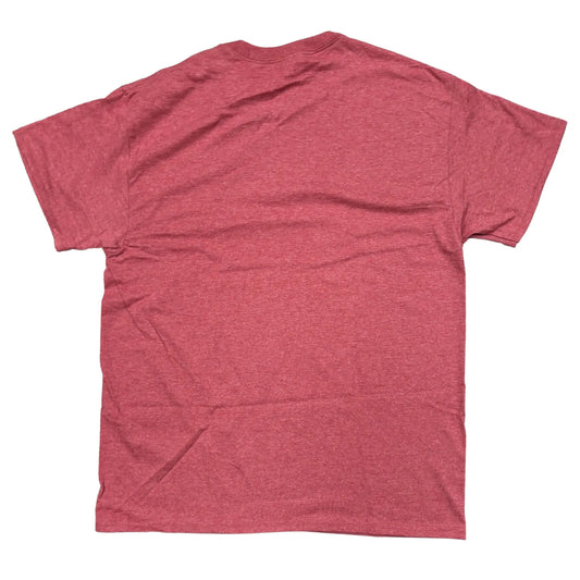 Red t-shirt on a white background