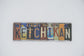 KETCHIKAN LICENSE PLATE EMBOSSED MAGNET