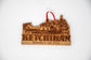 LAZER ENGRAVED WOOD CREEK STREET ORNAMENT