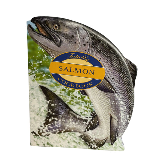 Book cover of the totally salmon cookbook