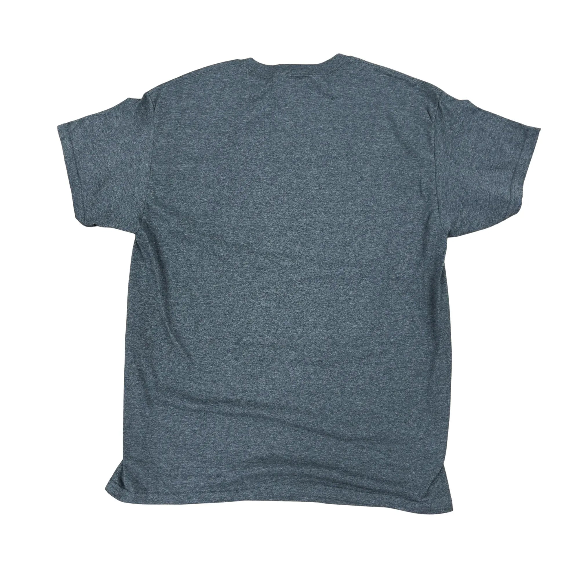 Back of gray t-shirt