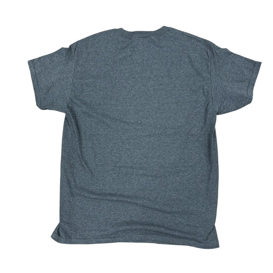 Back of gray t-shirt