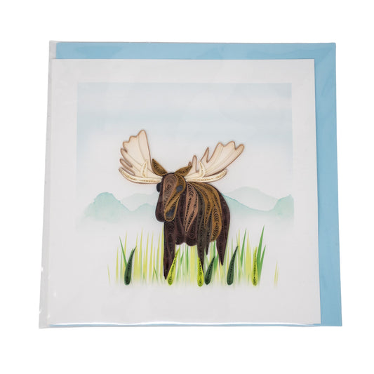 Moose Note Card