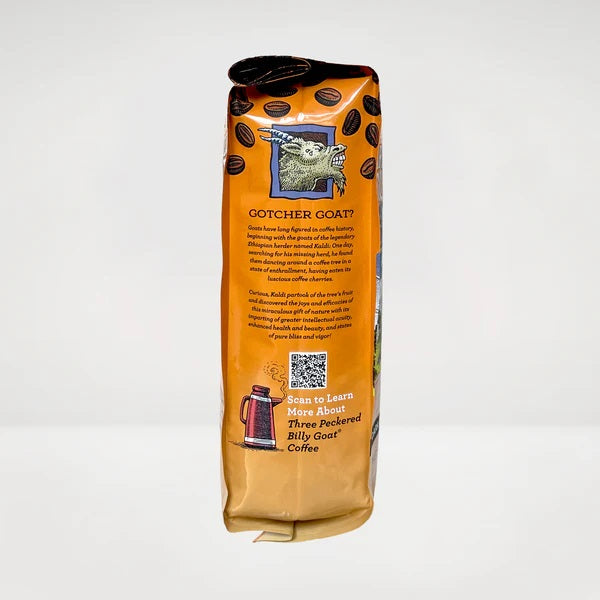 THREE PECKERED BILLY GOAT COFFEE