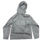 Gray jacket with a hood 