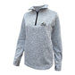 Gray quarter zip with alaska logo
