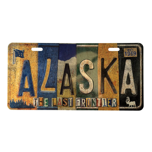 Alaska license plate magnet