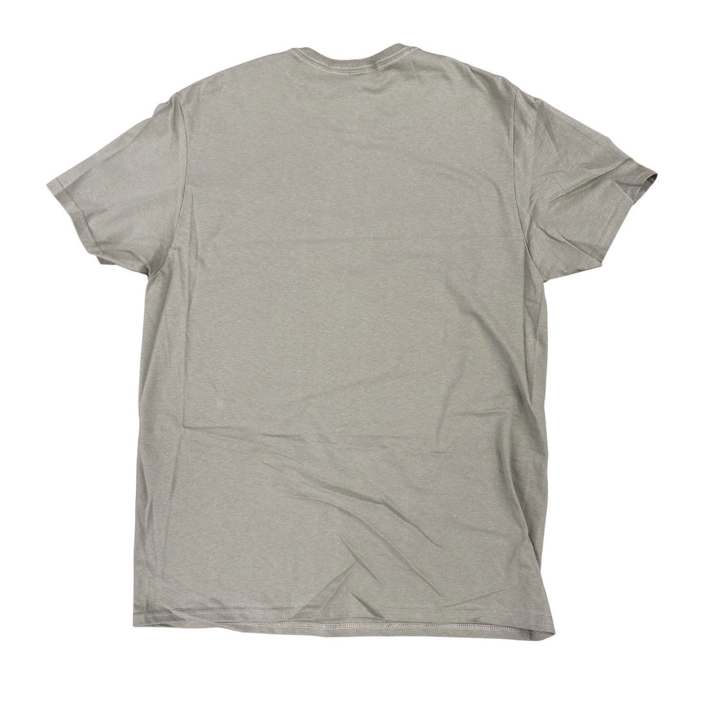 Back of Khaki Colored Tee