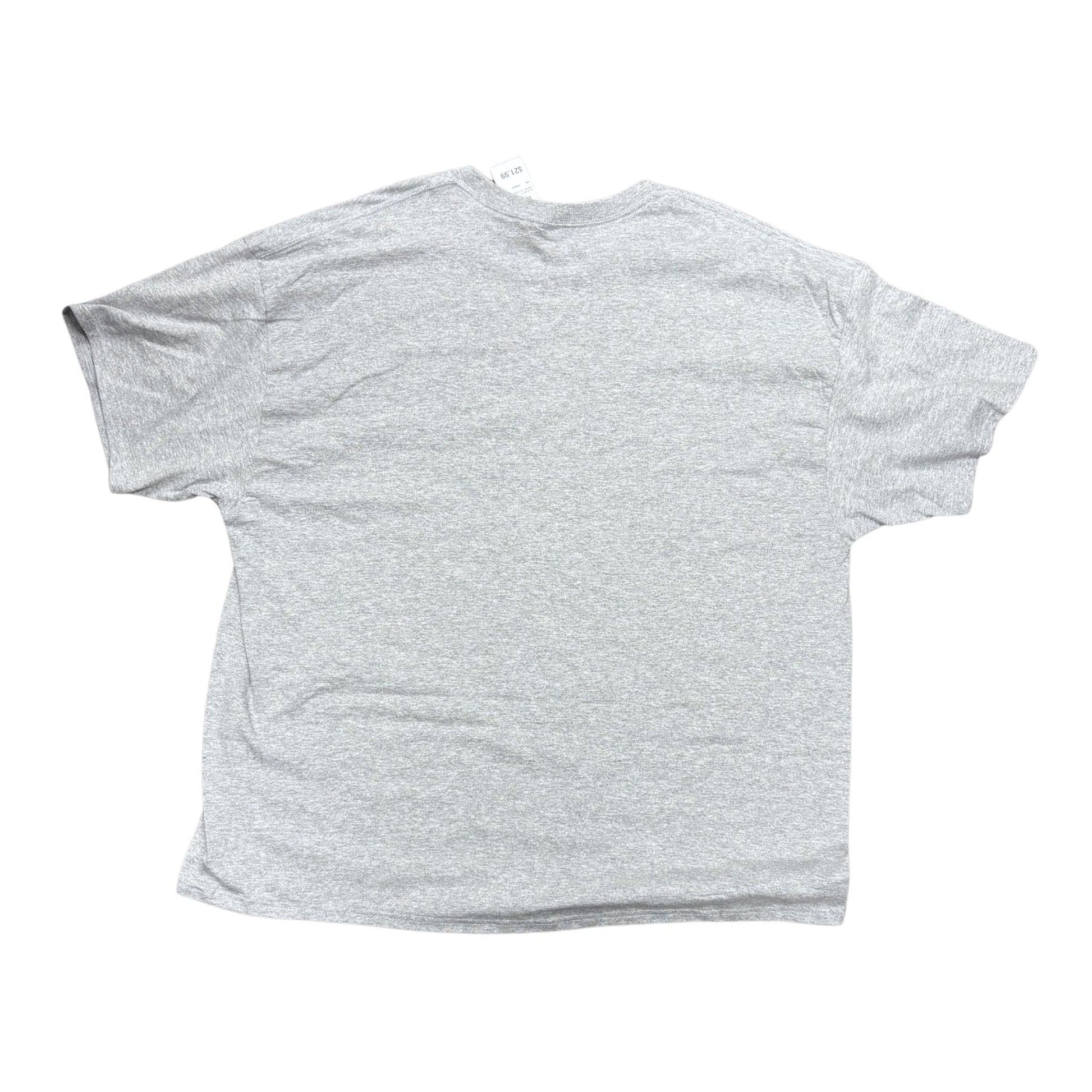 Gray t-shirt on a white background