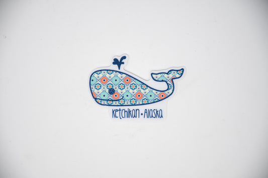 WISHLIST WHALE MINI STICKER
