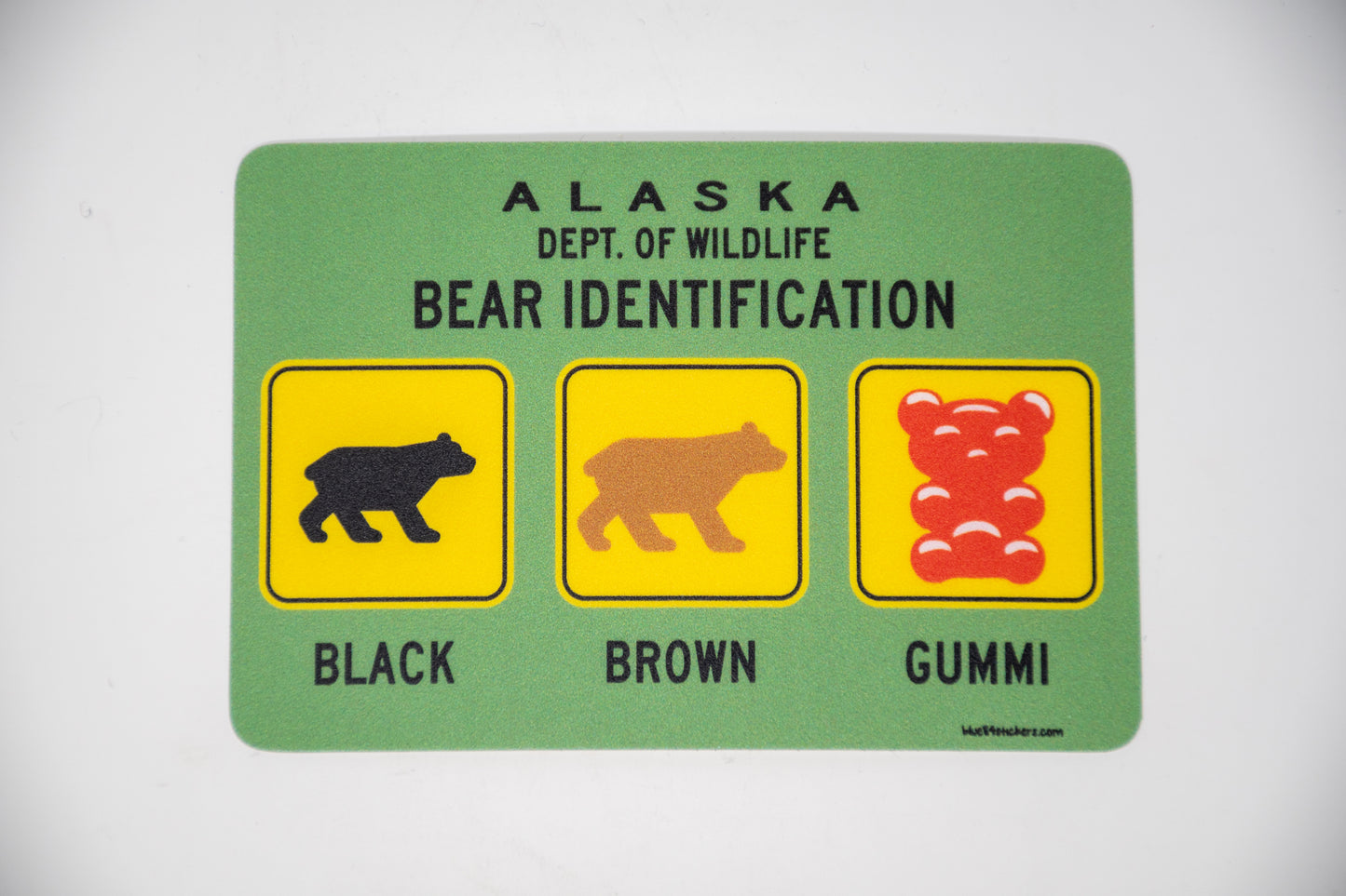 BEAR IDENTIFICATION STICKER