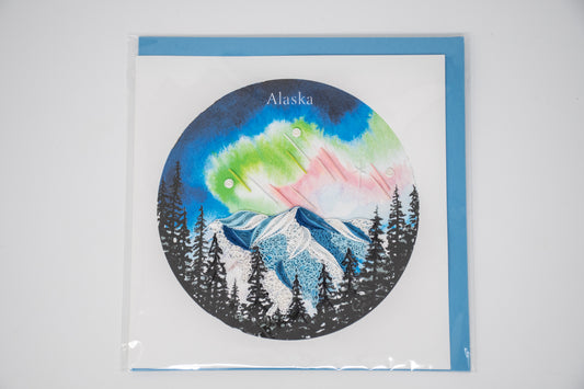 NORTHERN LIGHTS NOTE CARD