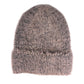 Fluffy beanie on a white background