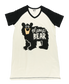 T-shirt with 'Mama Bear' graphic design on a white background