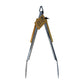 Side view of BBQ tongs