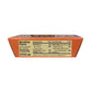 Box with nutrition facts label on a white background
