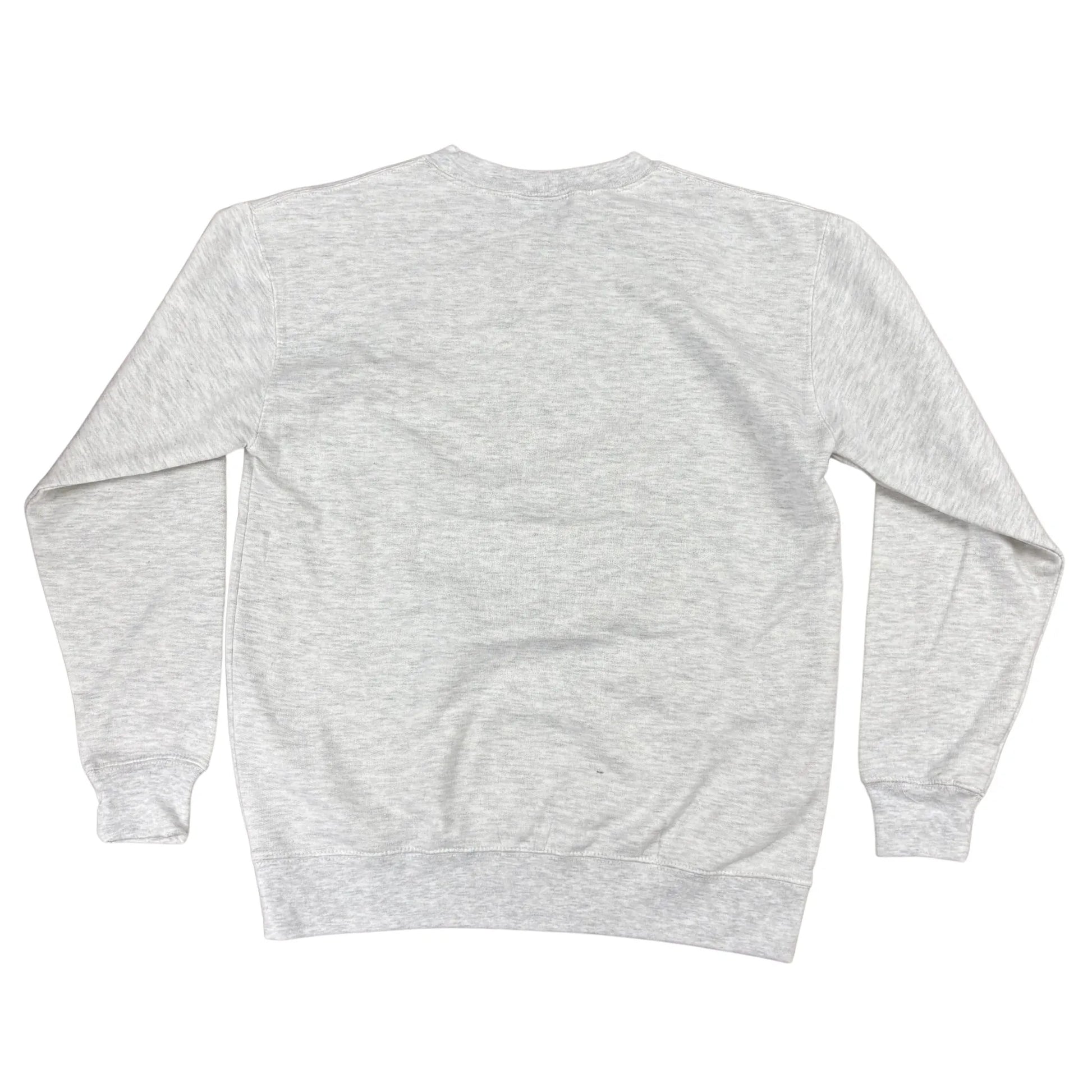Gray sweatshirt on a white background