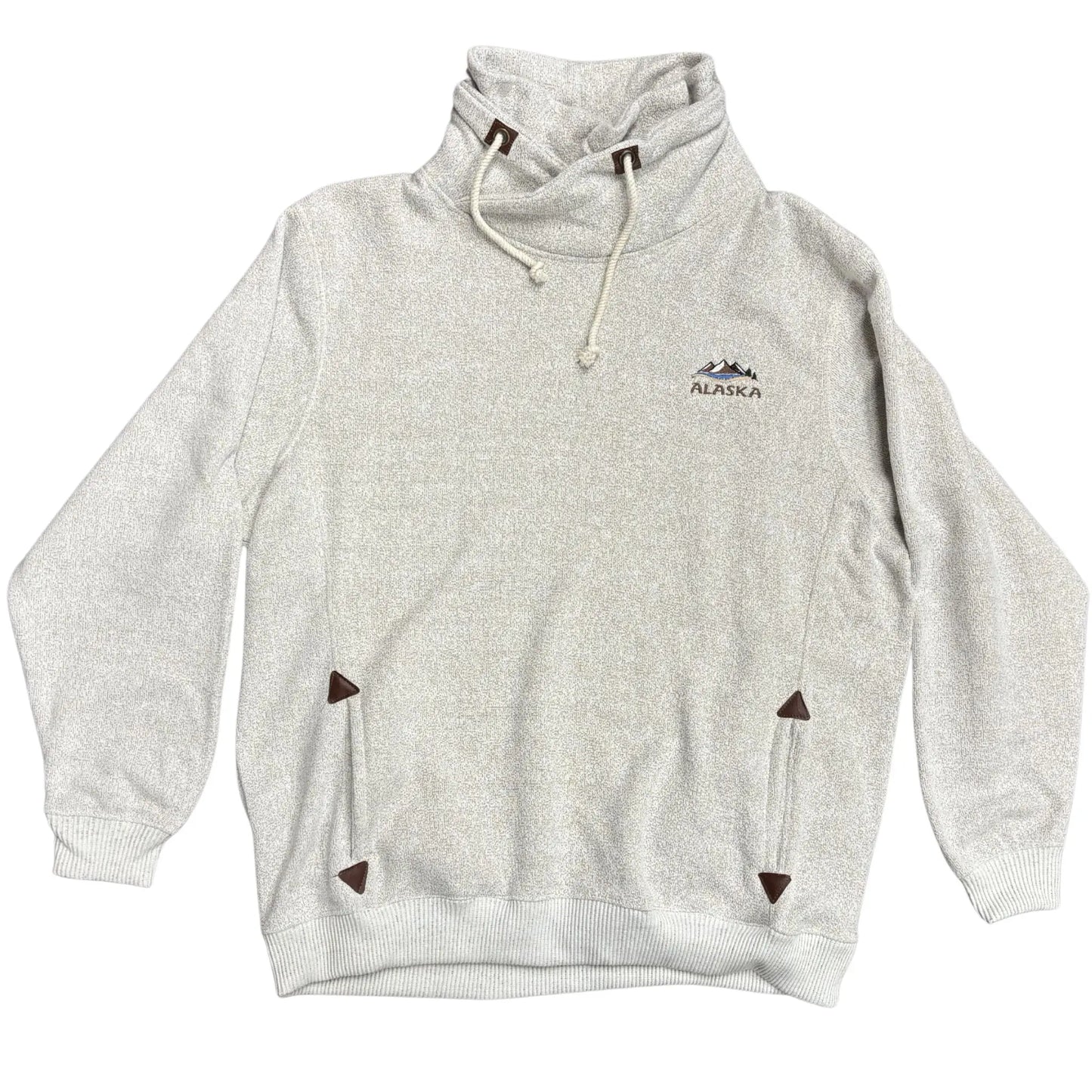 Pull over with 'Alaska' logo on a white background