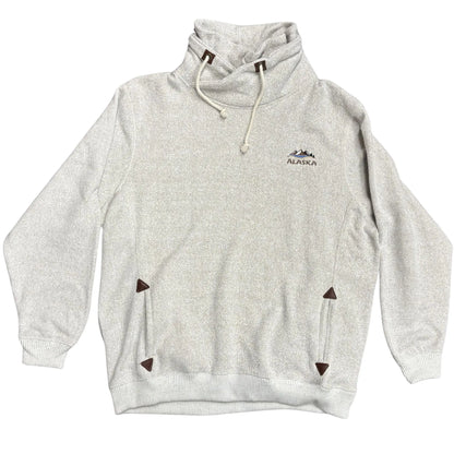 Pull over with 'Alaska' logo on a white background