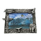 Alaska-themed photo frame with natural elements and 'Alaska' text 
