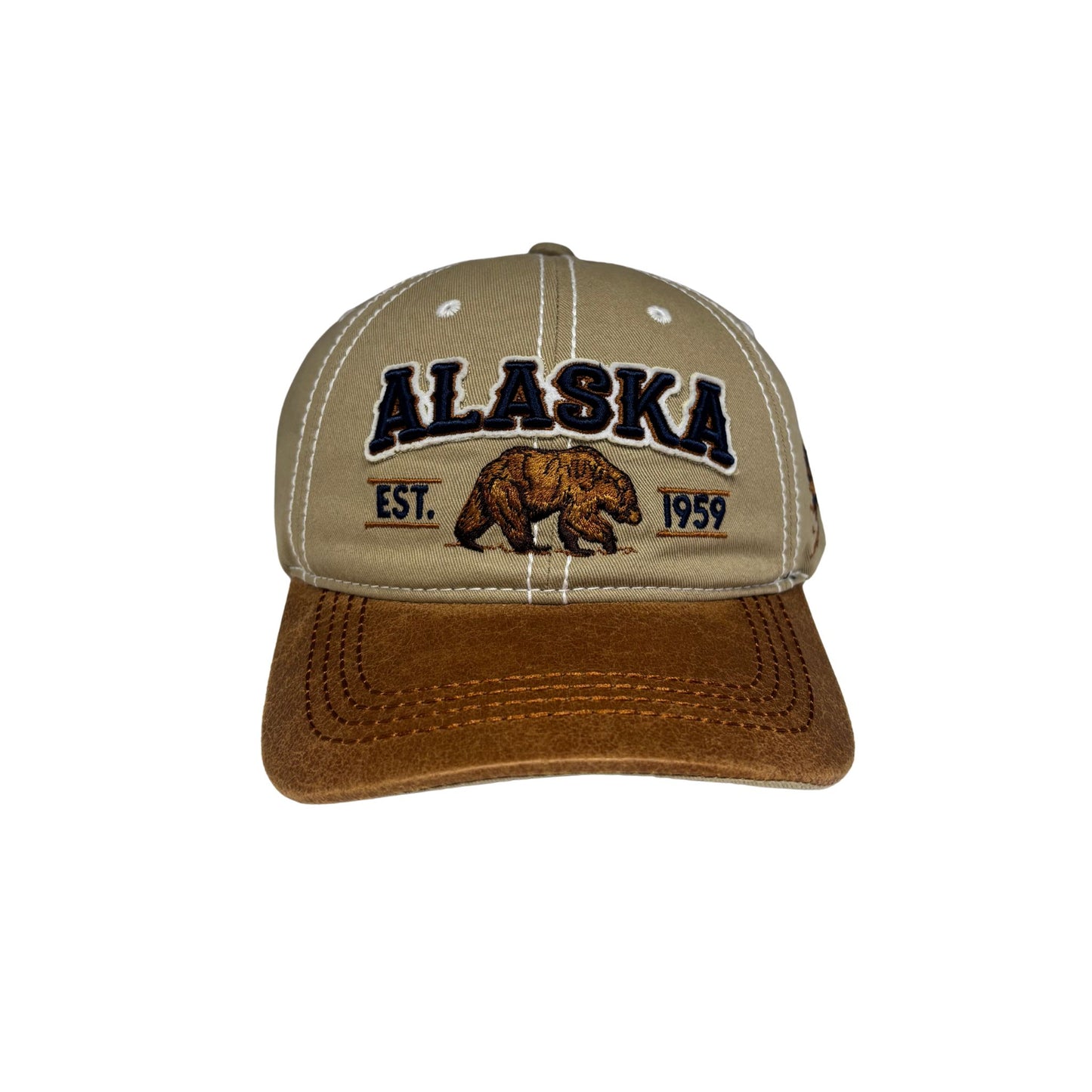 Cap with 'Alaska Est. 1959' and bear graphic 