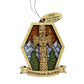 Wooden ornament featuring a totem pole and Ketchikan Alaska Text