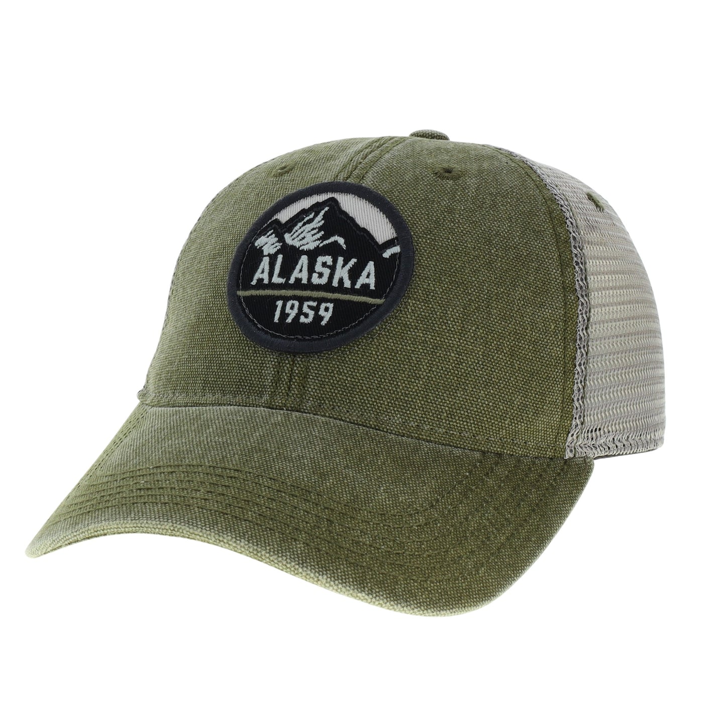Green cap with Alaska 1959 patch 