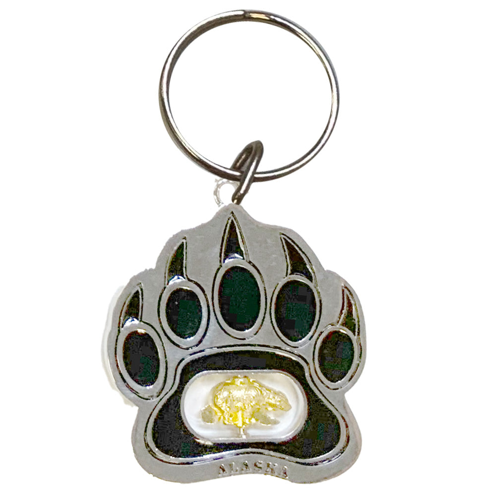 SPINNER BEAR PAW KEYCHAIN