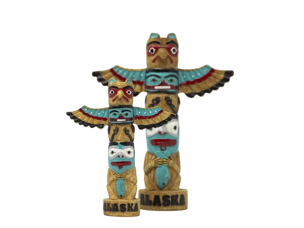 Thunderbird Totem With Fish