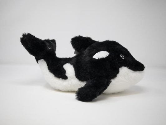 10" PREMIUM PLUSH FABRIC WHALE