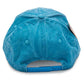 Back of blue cap on a white background