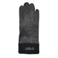 Gray glove with black cuff featuring 'Alaska' logo on a white background