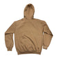 Brown hoodie on a white background
