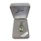 Necklace with a teardrop-shaped pendant