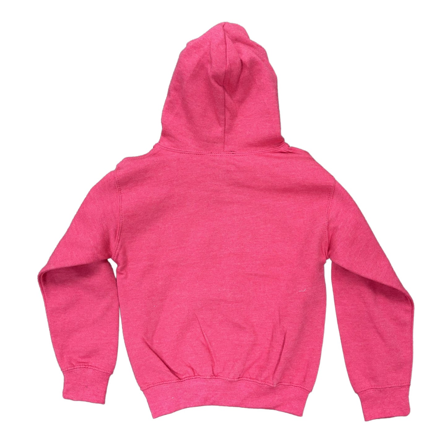 Pink hoodie on a white background