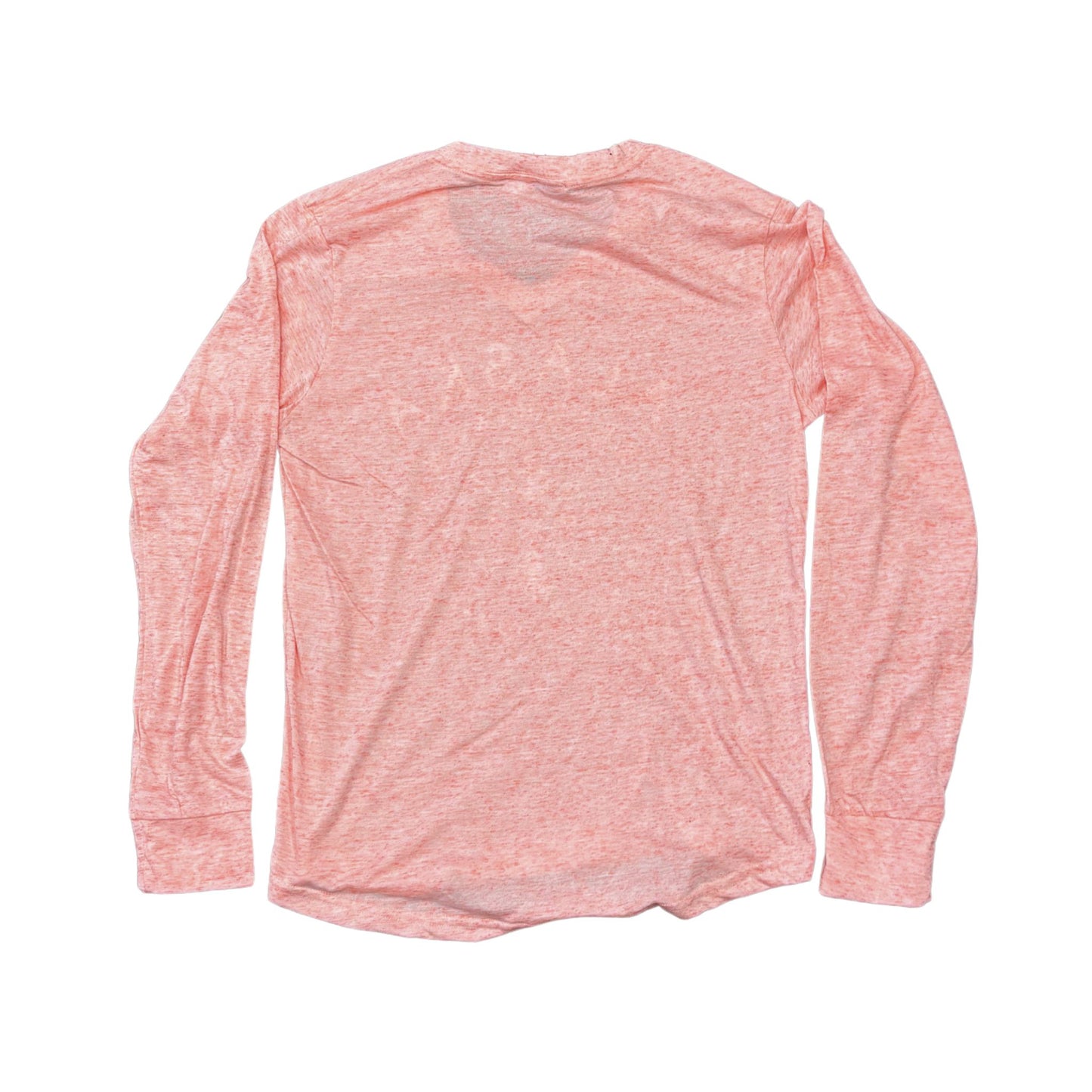 Pink long-sleeve shirt on a white background