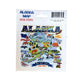 Alaska map themed decal sticker