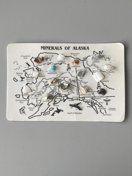 MINERALS OF ALASKA CARD