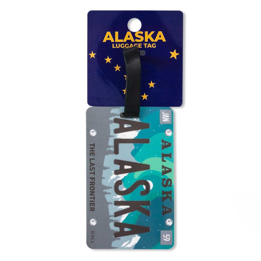 AURORA LICENSE PLATE LUGGAGE TAG