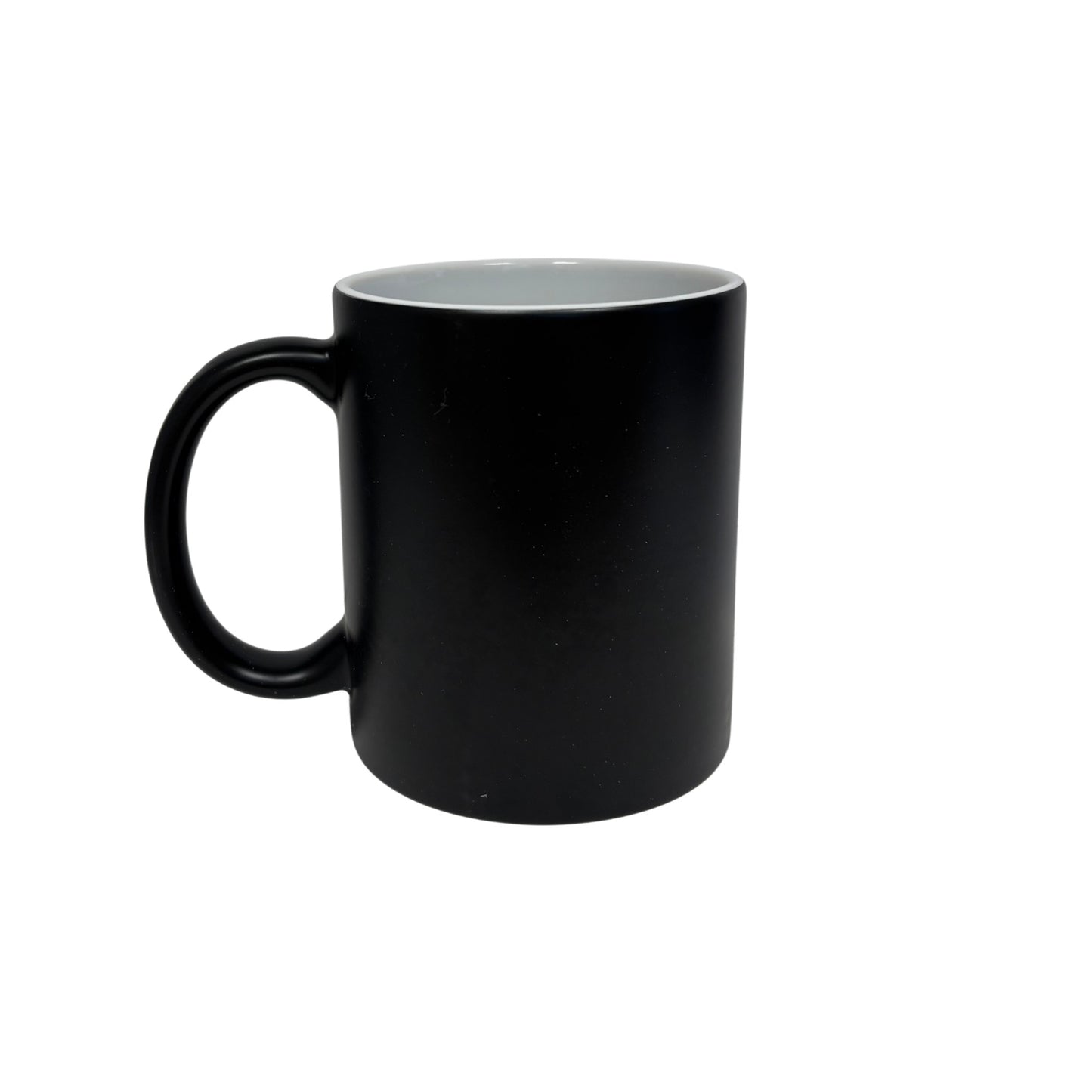 Back of black mug 