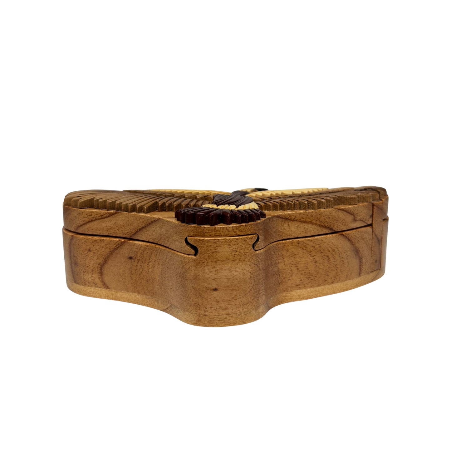 Wooden box with a lid 