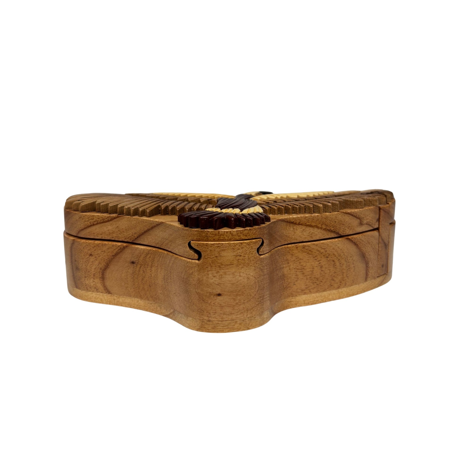 Wooden box with a lid 