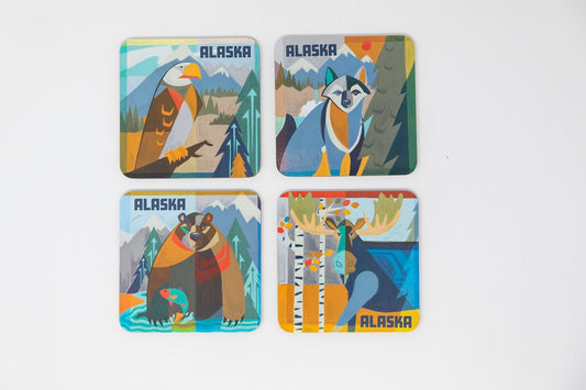 4PK NORTHWOODS COASTERS