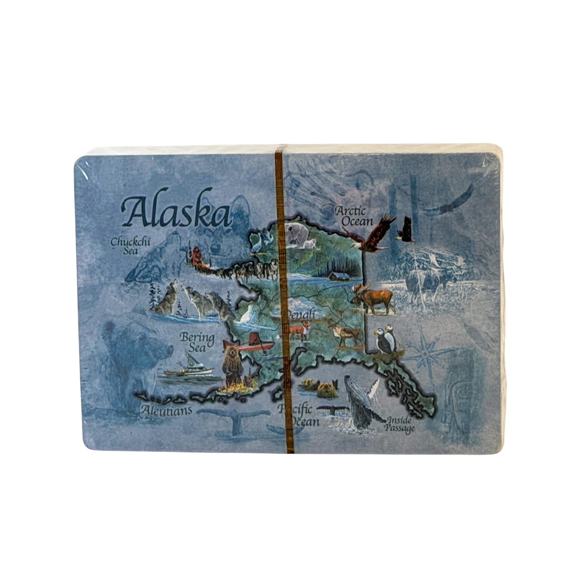 Deck of Alaska playing cards with various animals