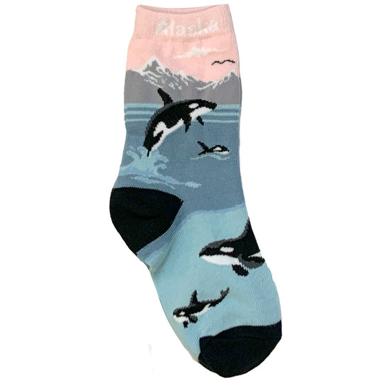 ORCA WHALE YOUTH SOCKS