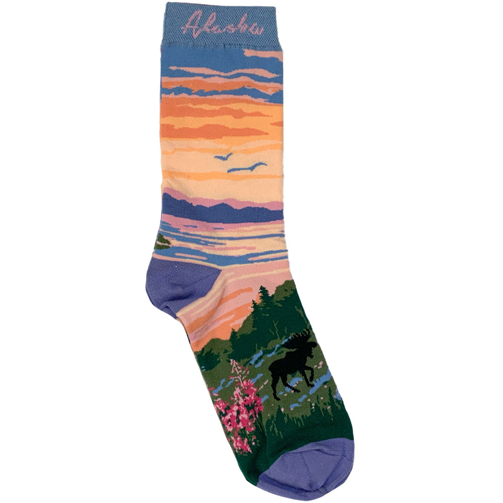 FLORAL SUNSET LADIES SOCK