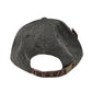 Gray cap with brown strap 