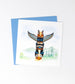 TOTEM POLE NOTE CARD