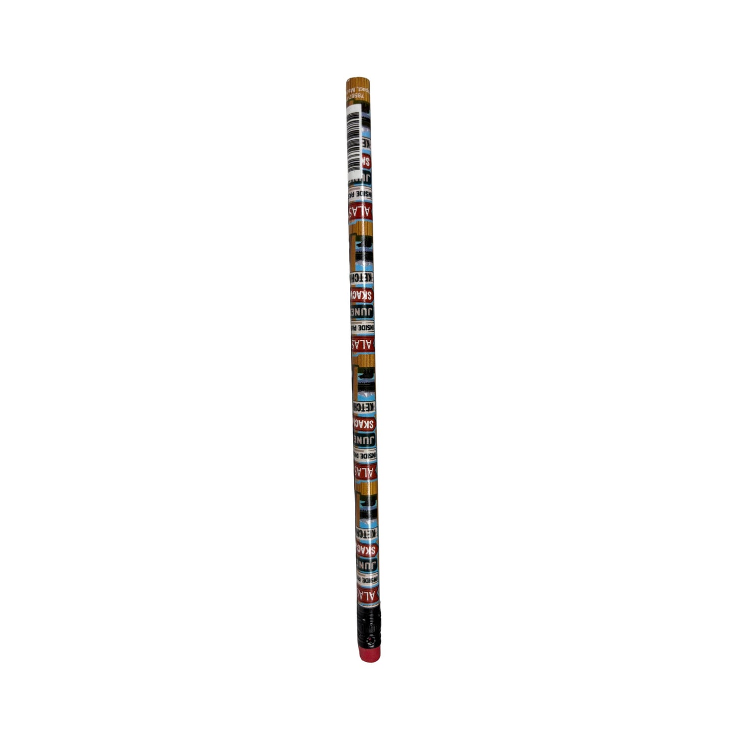 Alaska cities signpost pencil